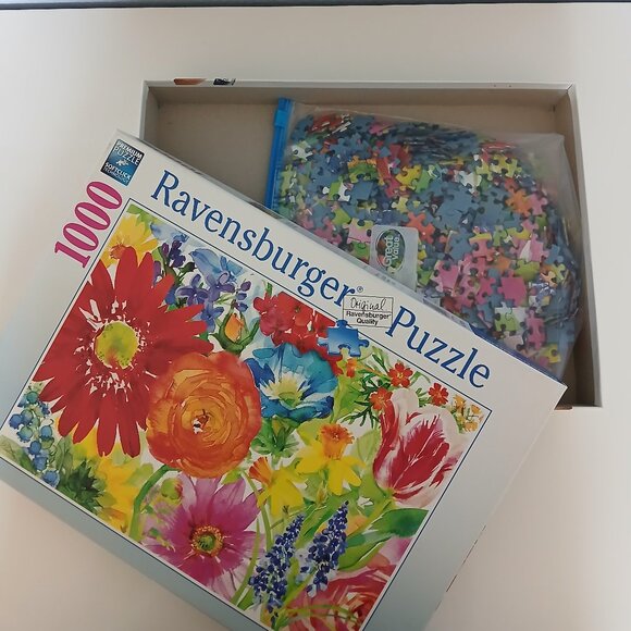 Ravensburger Puzzle 1000 pieces Flower Abundant Blooms Summer puzzle - Picture 2 of 6